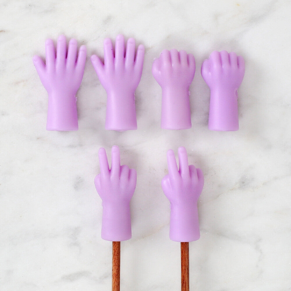 Loren Şiş Ucu Koruyucu 6'lı Paket Lila